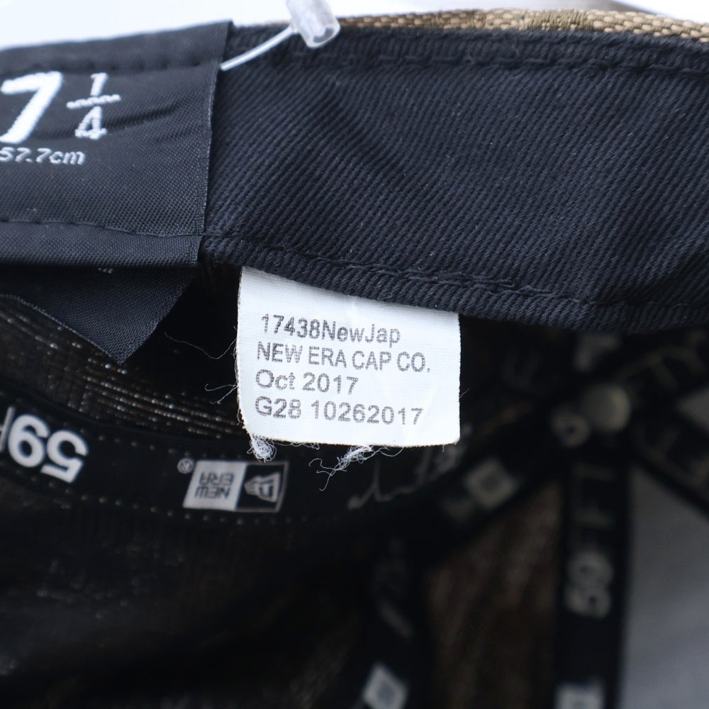 SUPREME(シュプリーム) × NEW ERA 59FIFTY キャップ ドルマーク 総柄 ブラウン G28 10262017