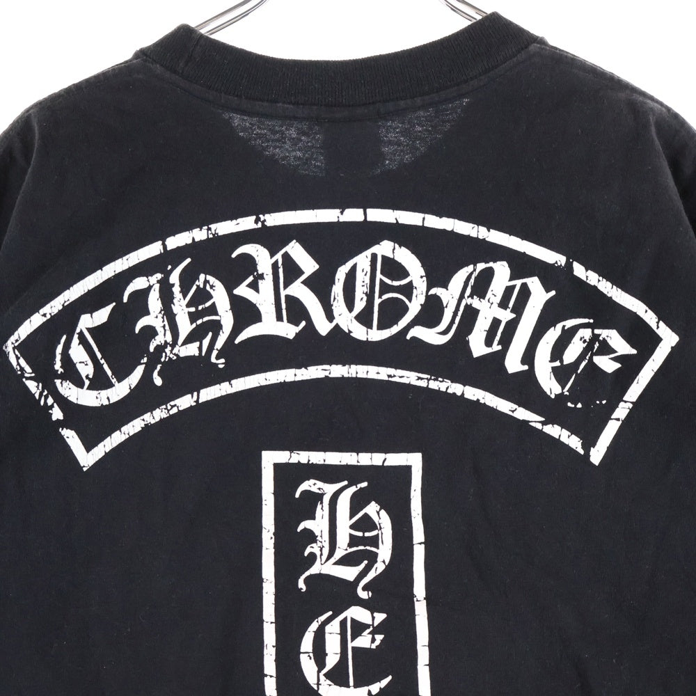 CHROME HEARTS(クロムハーツ) OLD T BAR オールド Tバープリント スター 半袖Tシャツ カットソー ブラック