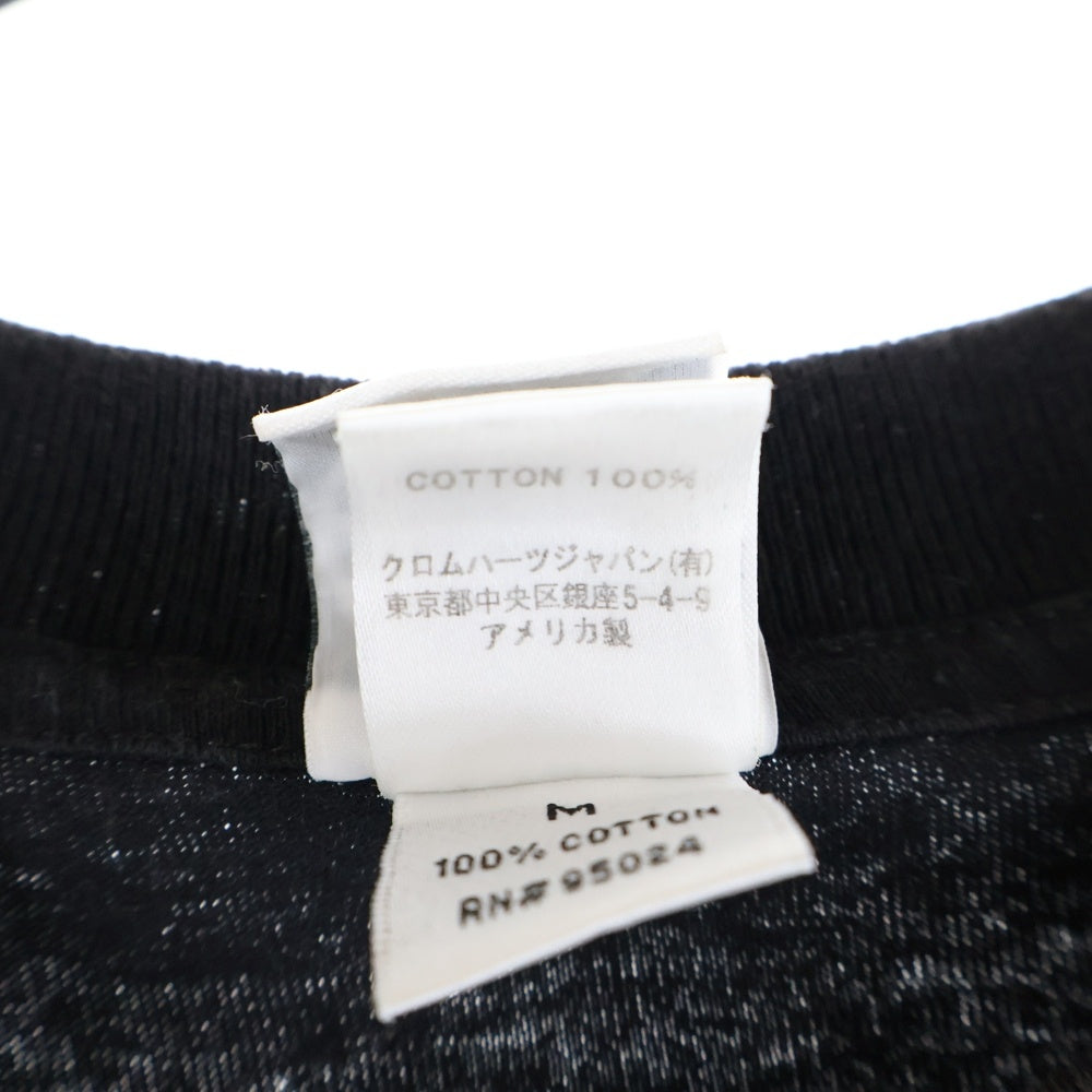 CHROME HEARTS(クロムハーツ) OLD T BAR オールド Tバープリント スター 半袖Tシャツ カットソー ブラック