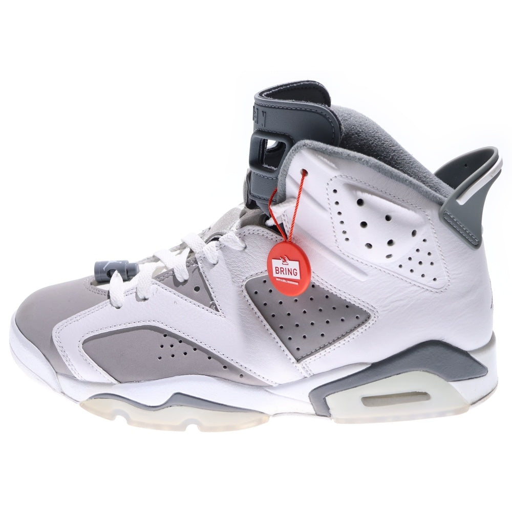 NIKE(ナイキ) Air Jordan 6 Retro Cool Grey CT8529-100 エアジョーダン6 クールグレー ハイカットスニーカー グレー/ホワイト US9/27.0cm