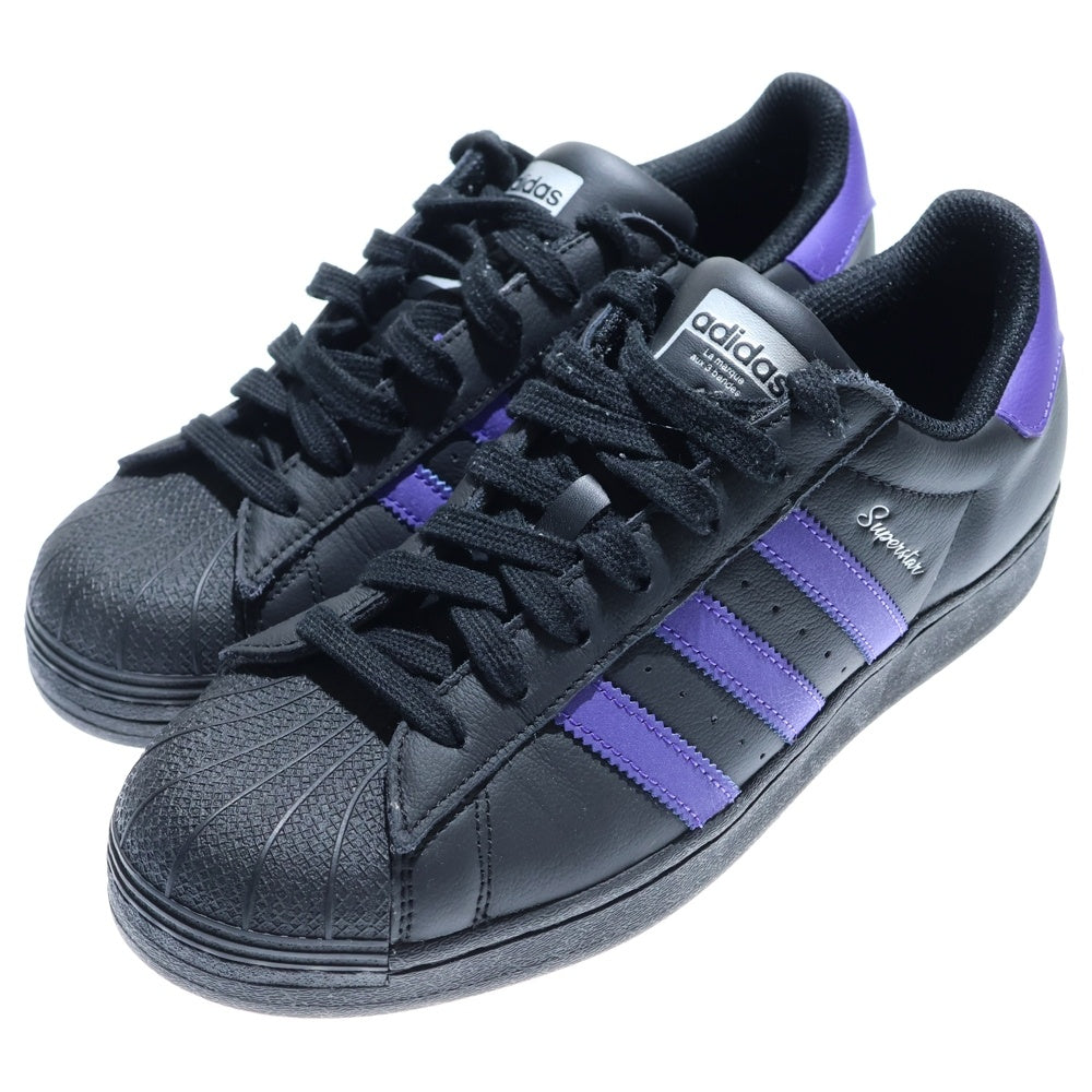 adidas Originals(アディダスオリジナルス) Superstar W 133027309 スーパースター ローカットスニーカー ブラック/パープル