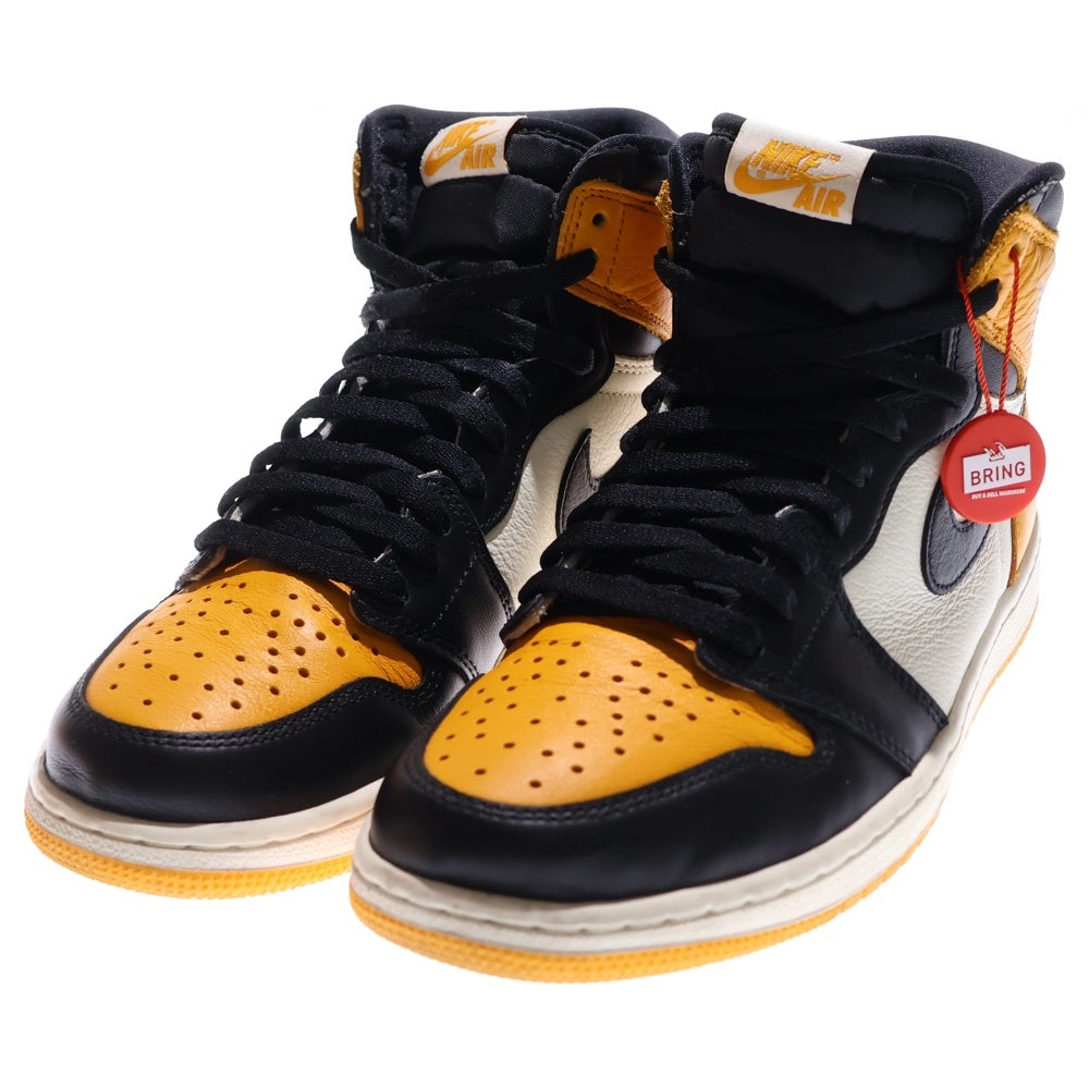 NIKE(ナイキ) Air Jordan 1 Retro High OG Taxi 555088-711 エアジョーダン 1 レトロ タクシー ハイカットスニーカー シューズ イエロー/ブラック US9.5/27.5cm