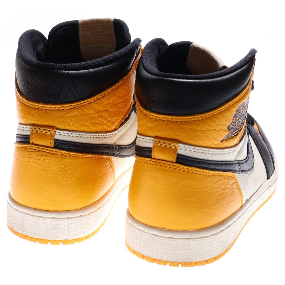 NIKE(ナイキ) Air Jordan 1 Retro High OG Taxi 555088-711 エアジョーダン 1 レトロ タクシー ハイカットスニーカー シューズ イエロー/ブラック US9.5/27.5cm
