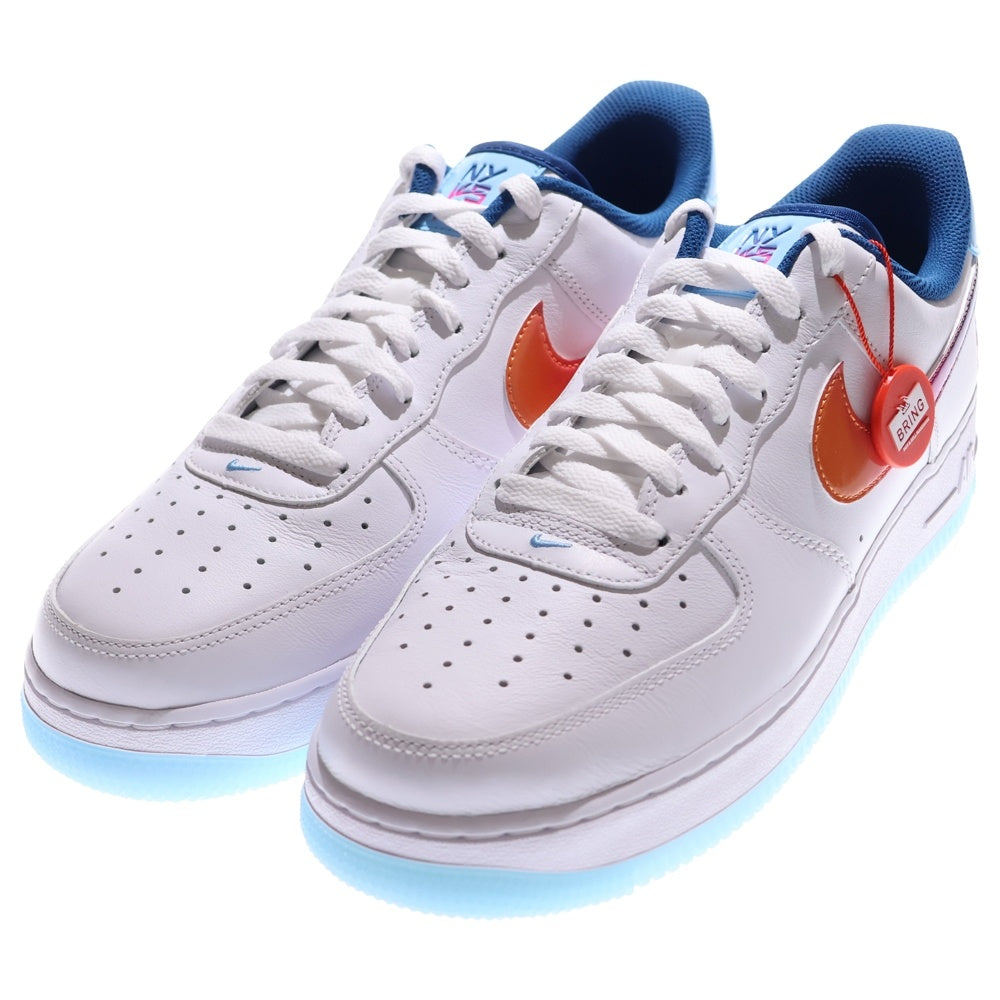 NIKE(ナイキ) Air Force 1 07 PRM NYvsNY HF4833-100 ナイキ エアフォース 1 '07 プレミアム ローカットスニーカー US10/28.0cm ブルー/ホワイト