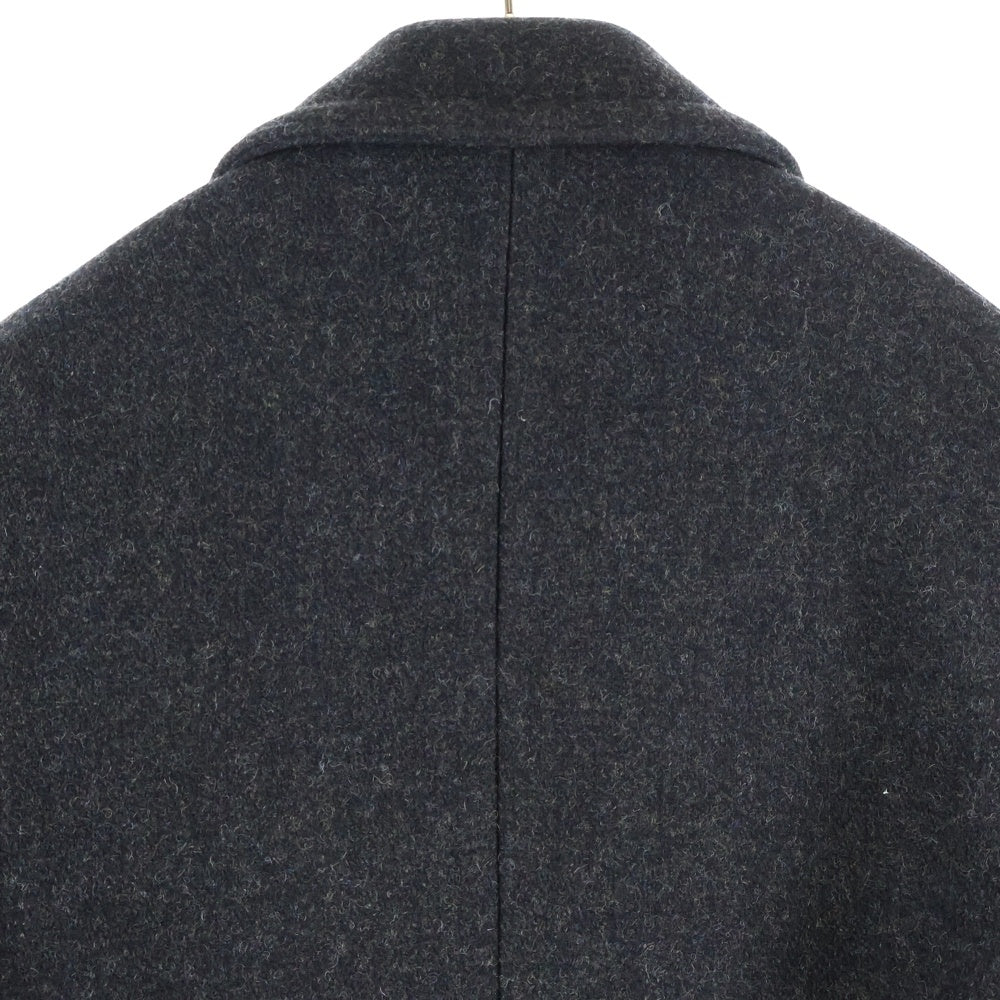 AURALEE(オーラリー) 25AW SHETLAND WOOL DOUBLE CLOTH BLOUSON DARK CHARCOAL A25AC02HD ウール ダブル クロス ブルゾン ダークチャコール