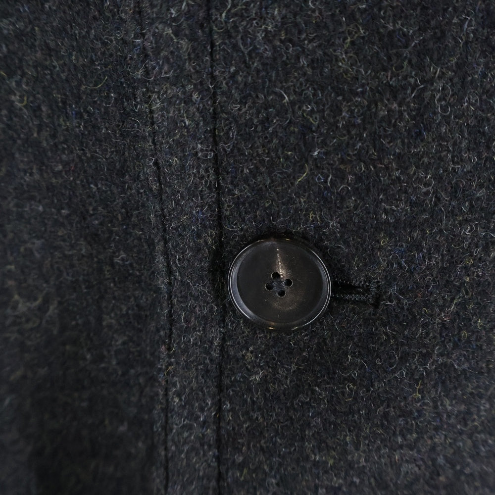 AURALEE(オーラリー) 25AW SHETLAND WOOL DOUBLE CLOTH BLOUSON DARK CHARCOAL A25AC02HD ウール ダブル クロス ブルゾン ダークチャコール