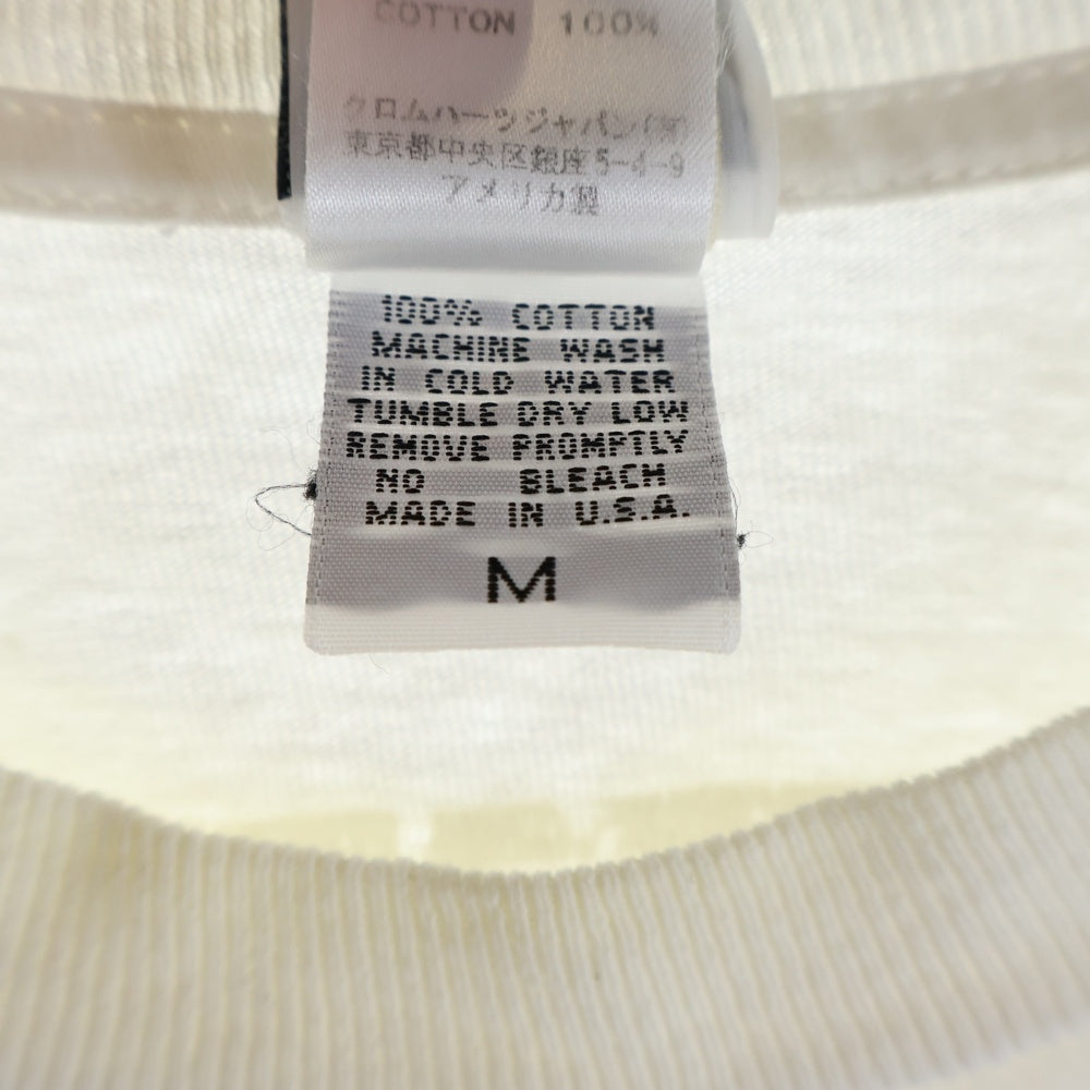 CHROME HEARTS(クロムハーツ) OLD T BAR オールド Tバープリント スター 半袖Tシャツ カットソー ホワイト