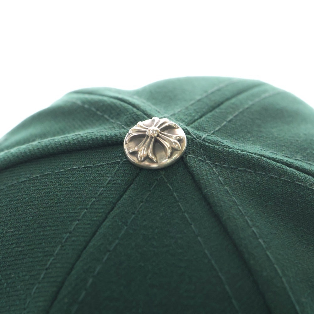 CHROME HEARTS(クロムハーツ) 6 PANEL ON FIELD BASEBALL CAP CH刺繍 ベースボールキャップ グリーン