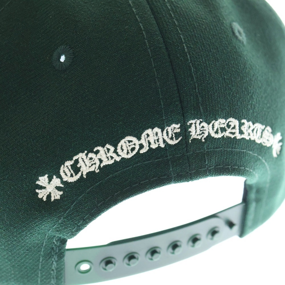 CHROME HEARTS(クロムハーツ) 6 PANEL ON FIELD BASEBALL CAP CH刺繍 ベースボールキャップ グリーン