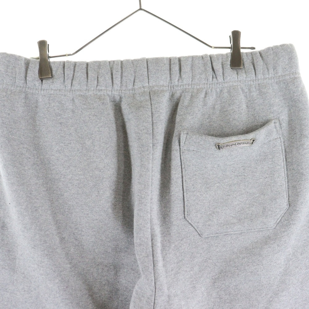 CHROME HEARTS(クロムハーツ) Y NOT 3 Cemetery Cross Patch Sweat Shorts クロスパッチ スウェット ハーフパンツ グレー
