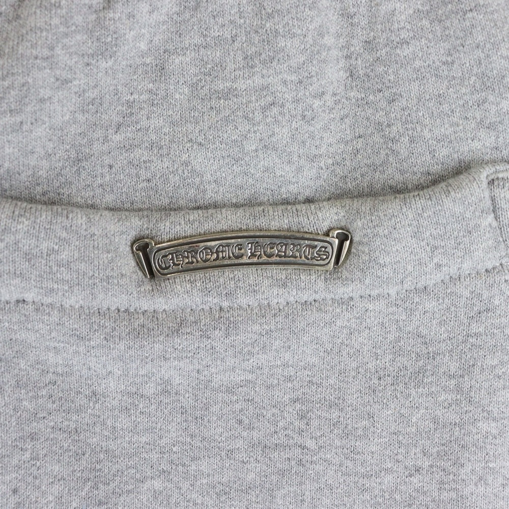 CHROME HEARTS(クロムハーツ) Y NOT 3 Cemetery Cross Patch Sweat Shorts クロスパッチ スウェット ハーフパンツ グレー