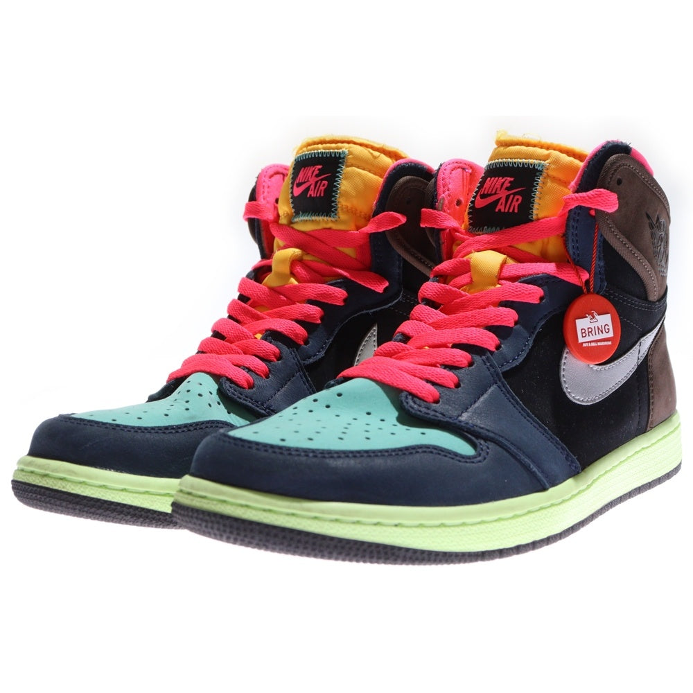 NIKE(ナイキ) AIR JORDAN 1 RETRO HIGH OG BAROQUE BROWN 555088-201 エアジョーダン1 レトロ ハイカットスニーカー マルチカラー US9/27cm