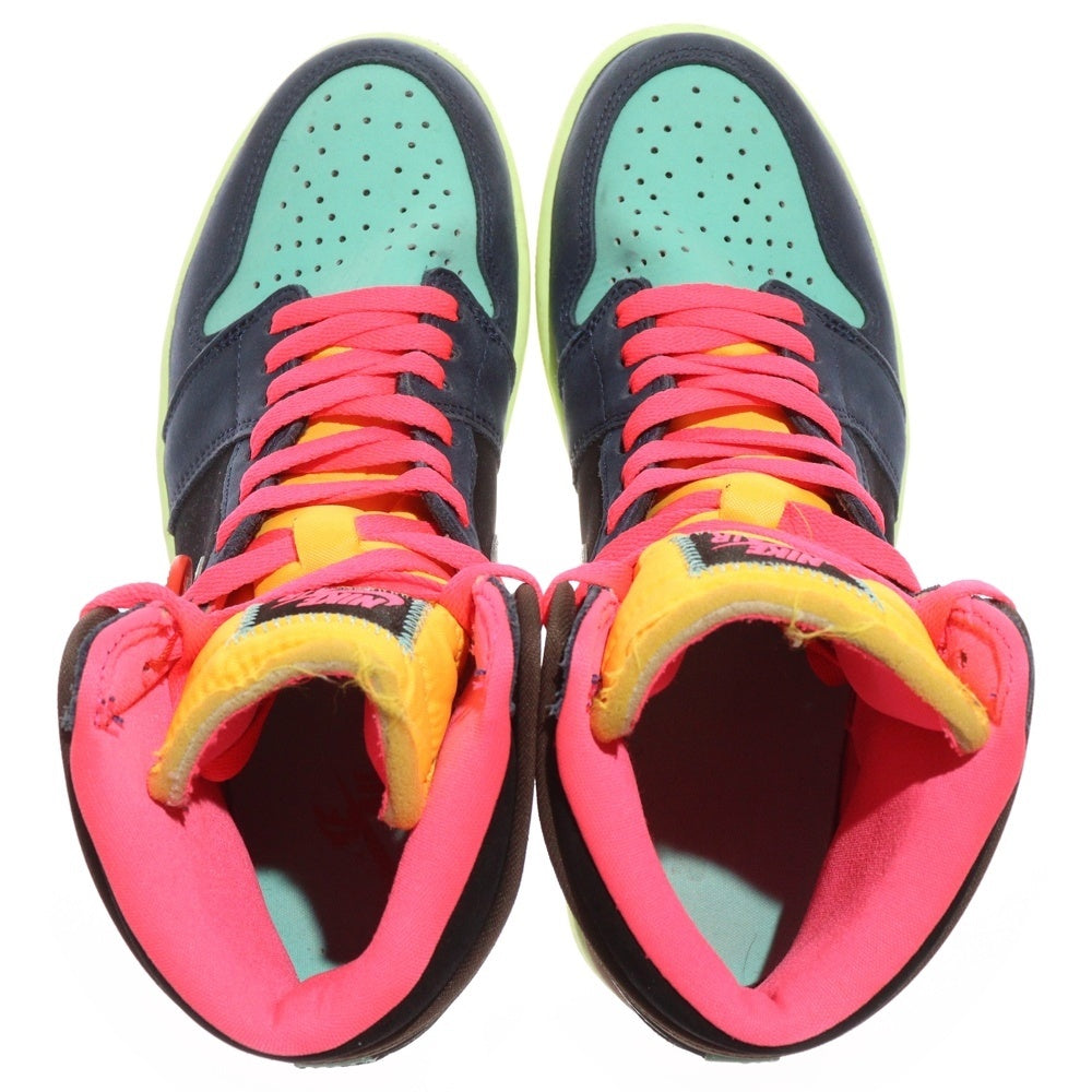 NIKE(ナイキ) AIR JORDAN 1 RETRO HIGH OG BAROQUE BROWN 555088-201 エアジョーダン1 レトロ ハイカットスニーカー マルチカラー US9/27cm