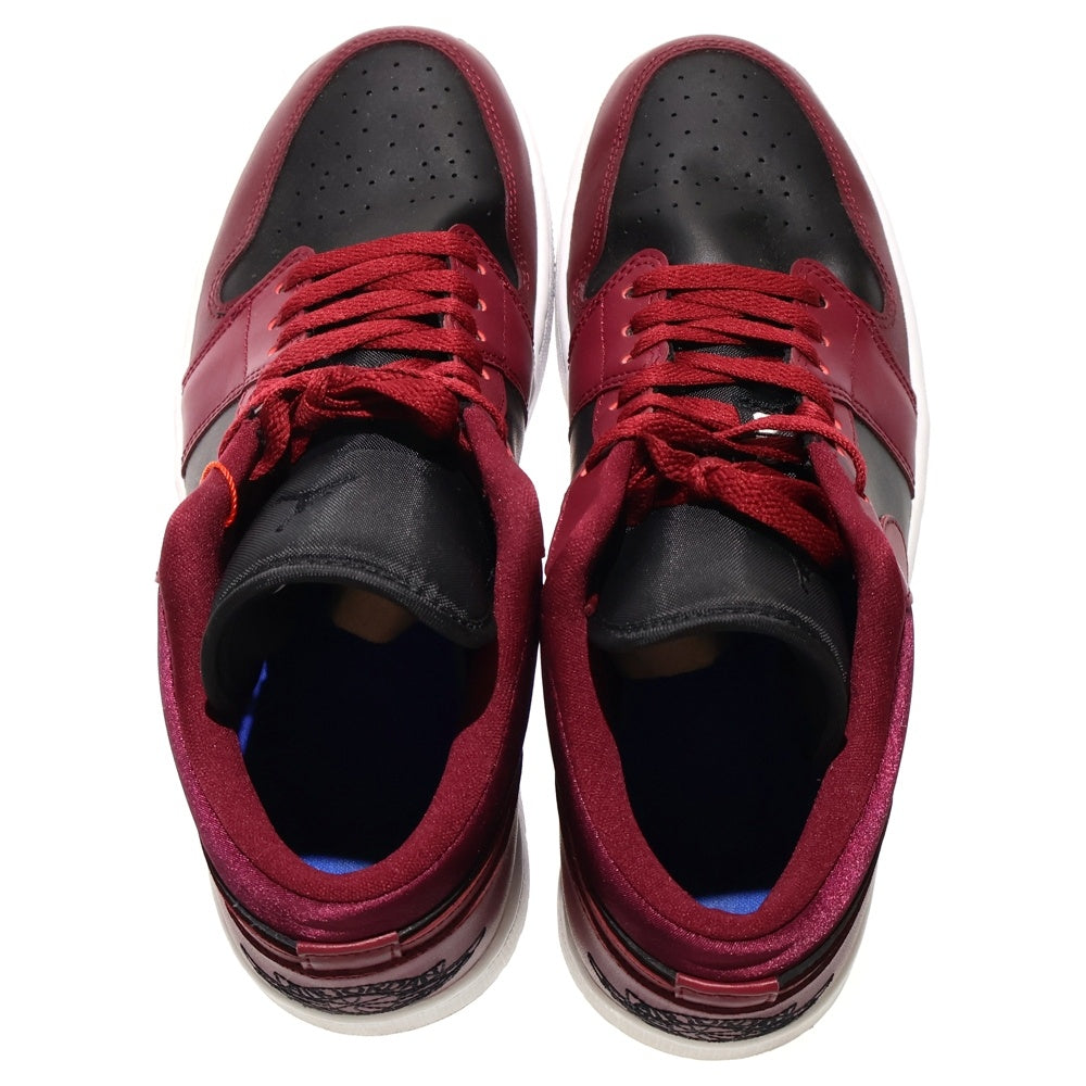 NIKE(ナイキ) WMNS AIR JORDAN 1 LOW DARK BEETROOT DB6491-600 ウィメンズ エアジョーダン1 ローカットスニーカー ブラック/レッド US11/28cm レディース