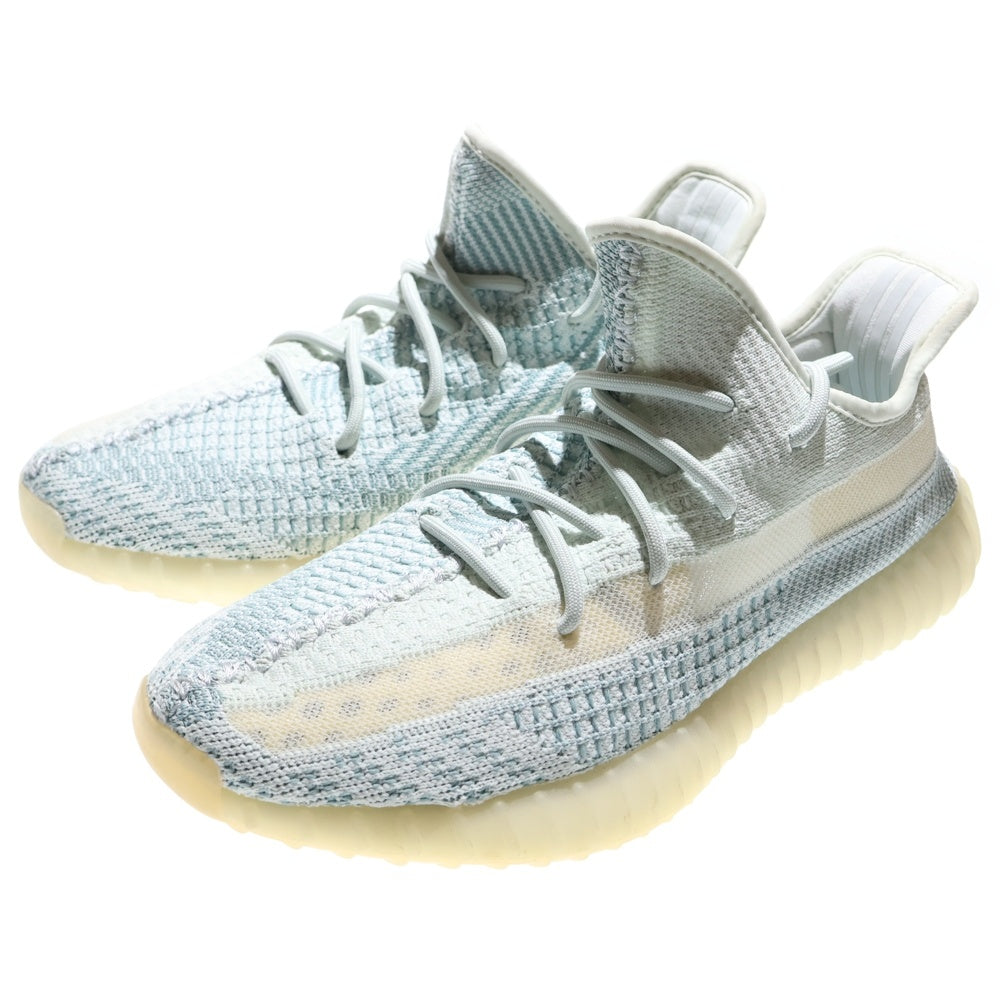 adidas(アディダス) YEEZY BOOST 350V2 CLOUD WHITE FW3043 イージーブースト 350V2 クラウド ホワイト ローカットスニーカー ライトブルー US9/27cm
