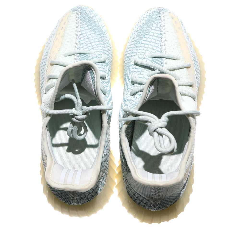 adidas(アディダス) YEEZY BOOST 350V2 CLOUD WHITE FW3043 イージーブースト 350V2 クラウド ホワイト ローカットスニーカー ライトブルー US9/27cm