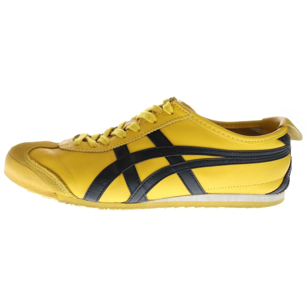 Onitsuka Tiger(オニツカタイガー) MEXICO 66 THL202 メキシコ66 ローカットスニーカー イエロー/ブラック US8.5/26.5cm