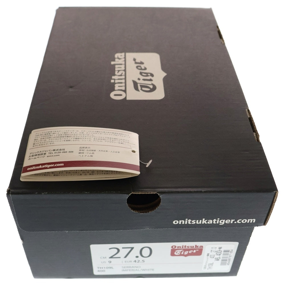 Onitsuka Tiger(オニツカタイガー) SERRANO TH109L セラーノ ローカットスニーカー ブルー US9/27cm