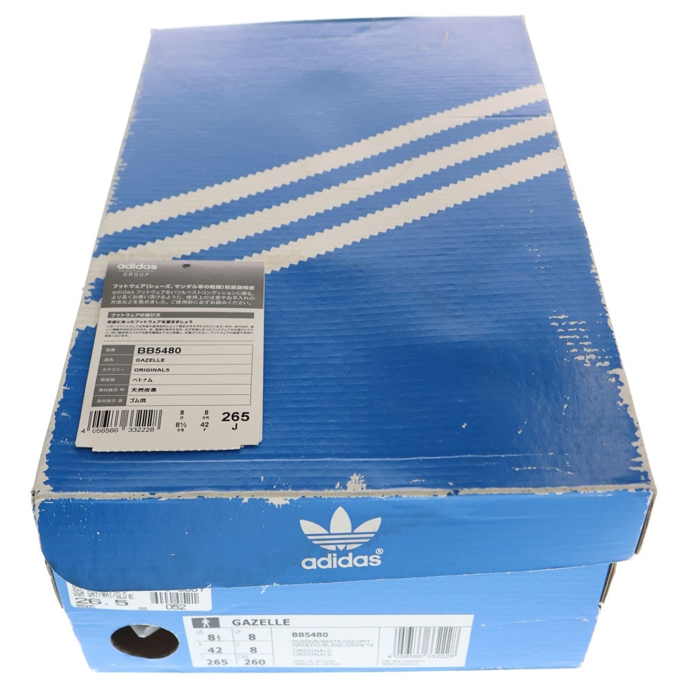 adidas(アディダス) GAZELLE BB5480 ガゼル ローカットスニーカー ブラック US8.5/26.5cm