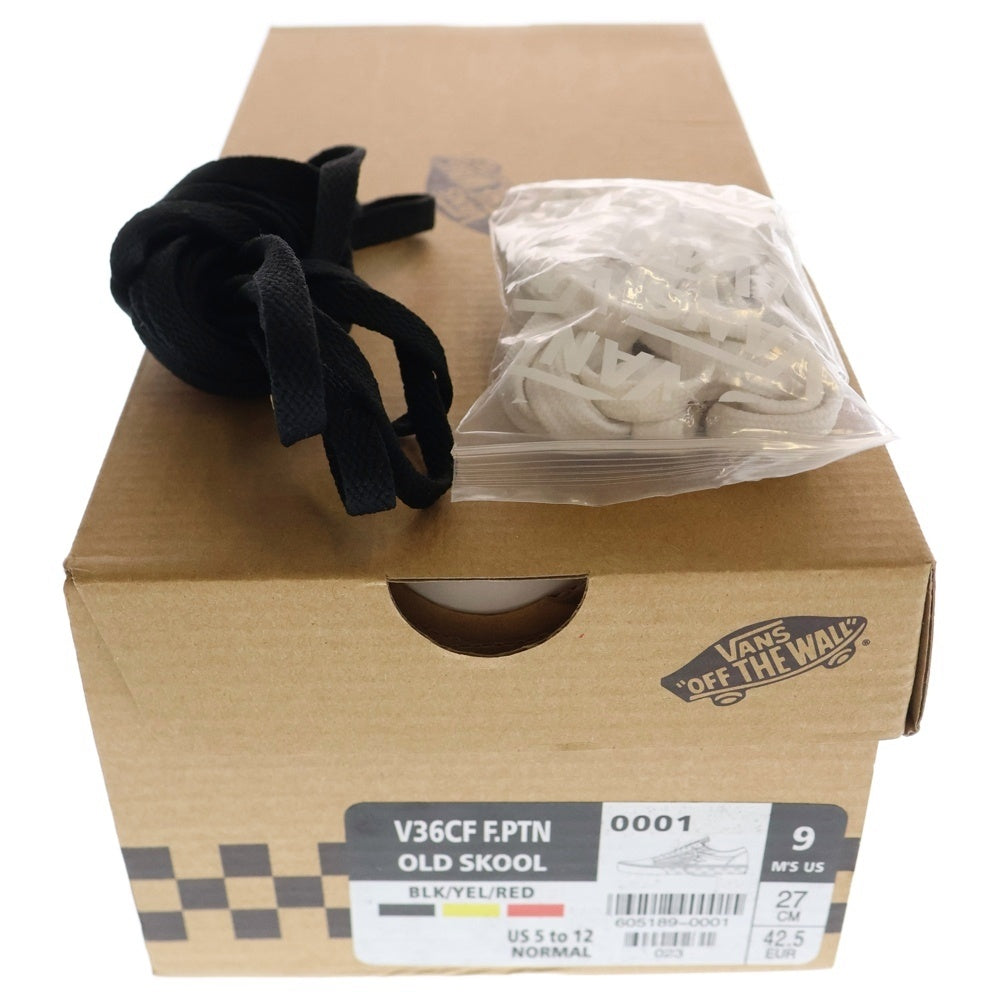 VANS(ヴァンズ) OLD SKOOL F PTN オールドスクール ファイアーパターン ローカットスニーカー マルチカラー US9/27cm