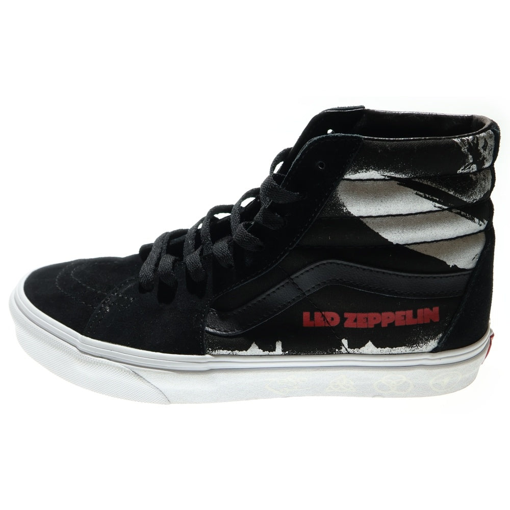 VANS(ヴァンズ) × Led Zeppelin Sk8-Hi VN0A38GET5Z レッドツェッペリン スケート ハイカットスニーカー ブラック US9/27cm