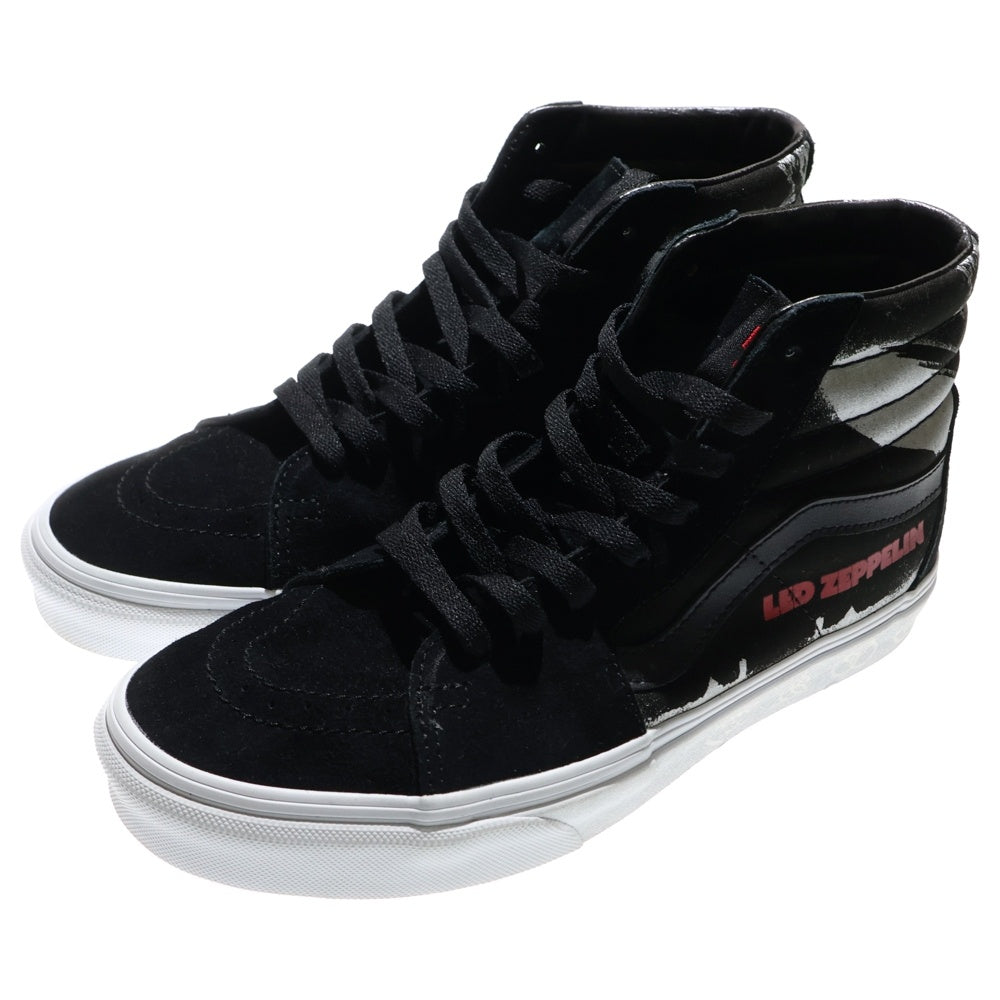 VANS(ヴァンズ) × Led Zeppelin Sk8-Hi VN0A38GET5Z レッドツェッペリン スケート ハイカットスニーカー ブラック US9/27cm