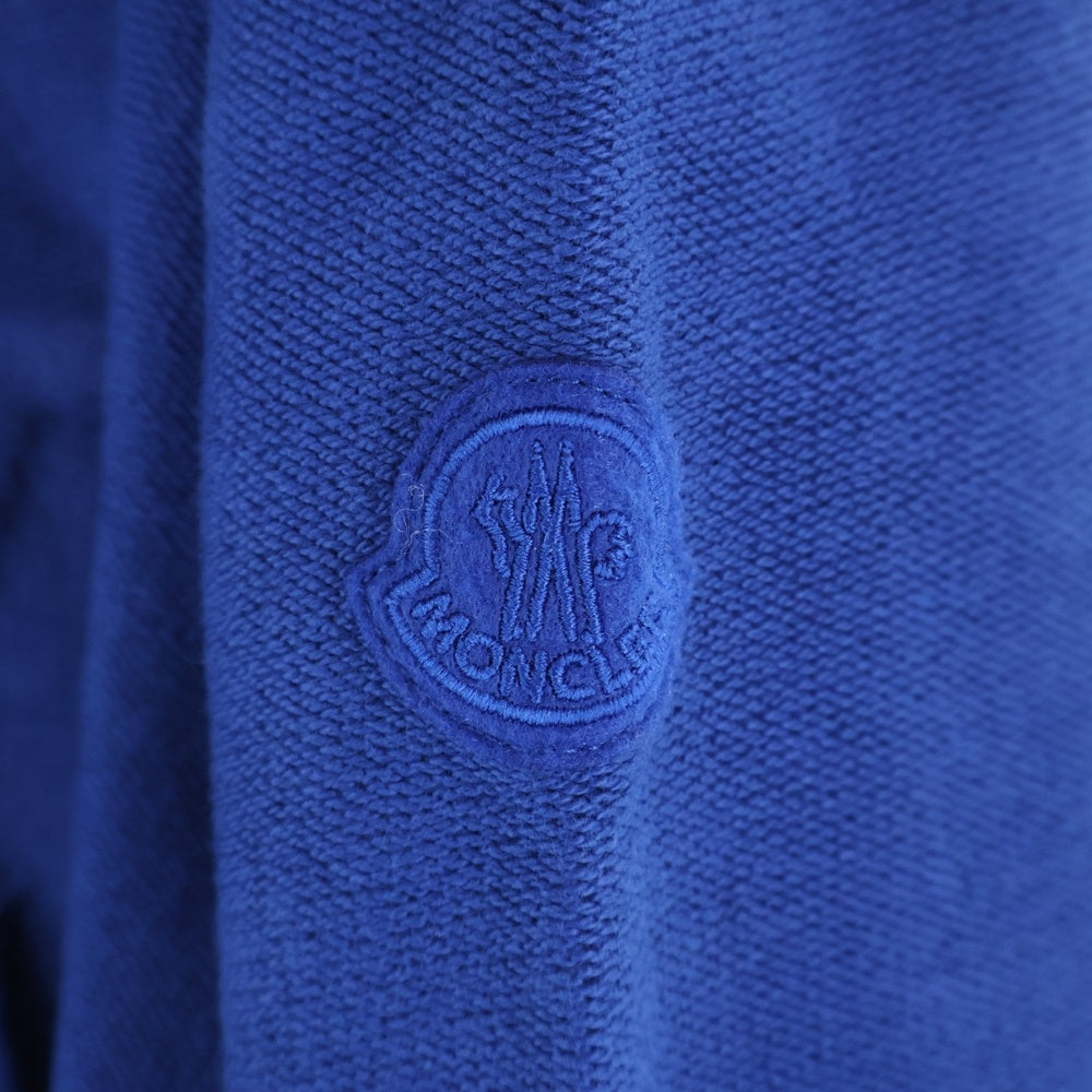 MONCLER(モンクレール) フロント ロゴ プルオーバー パーカー ブルー J10918G00054 899V4