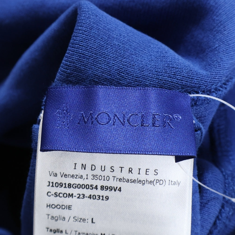 MONCLER(モンクレール) フロント ロゴ プルオーバー パーカー ブルー J10918G00054 899V4