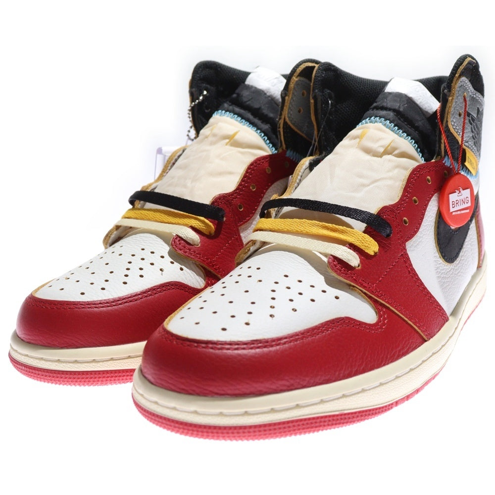 NIKE(ナイキ) ×UNION AIR JORDAN 1 RETRO HIGH OG Chicago HV8563-600 ユニオン エアジョーダン1 ハイ ハイカットスニーカー シカゴ レッド/ホワイト US10/28.0cm