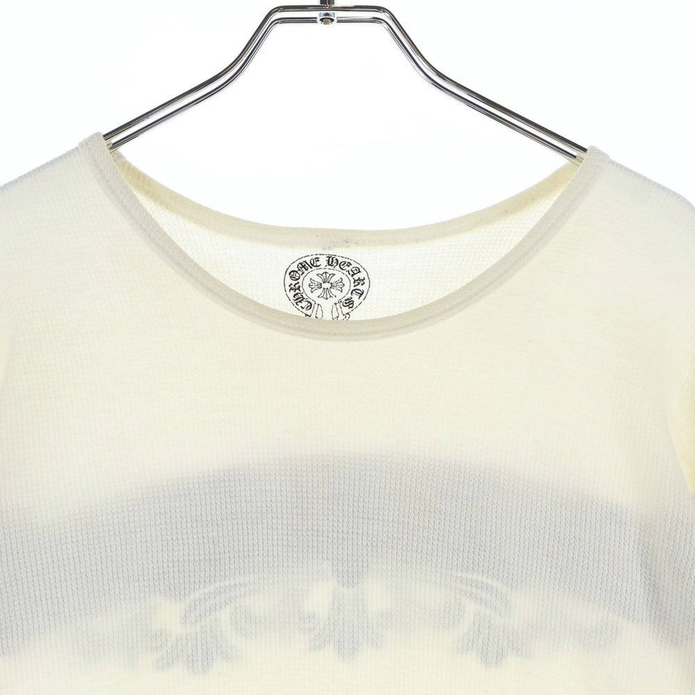 CHROME HEARTS(クロムハーツ) FLRL CRS THERMAL L/S ロングスリーブ 長袖Tシャツ ホワイト