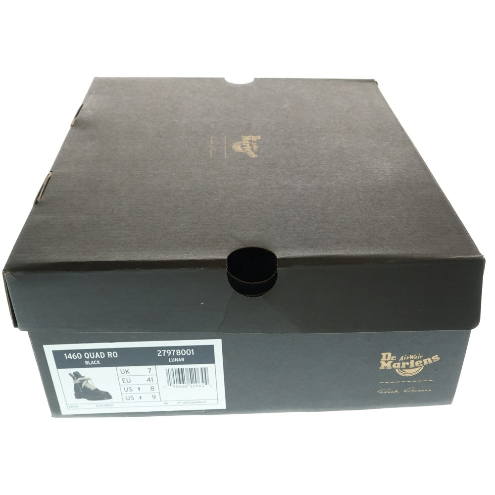 Rick Owens(リックオウエンス) ×Dr.Martens JUMBO LACE BOOTS ドクターマーチン ジャンボレース ハイカットレザーブーツ ブラック 27978001