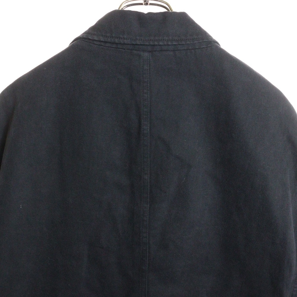 RAF SIMONS(ラフシモンズ) 22SS School Boy Denim Blazer スクールボーイ デニムブレザー 3Bジャケット ブラック 221-543