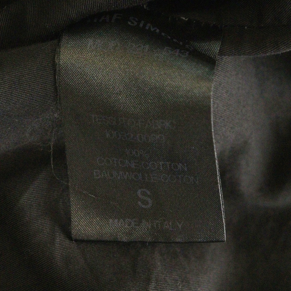 RAF SIMONS(ラフシモンズ) 22SS School Boy Denim Blazer スクールボーイ デニムブレザー 3Bジャケット ブラック 221-543