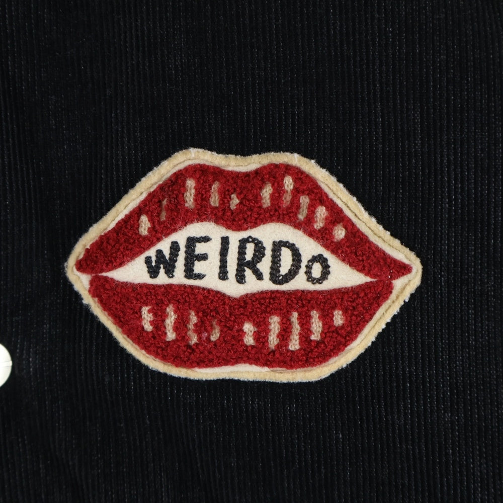 weirdo(ウィアード) PHARAOH BITCH GIRL ファラオジャケット フロントワッペン コットン ブラック WRD-14-AW-16