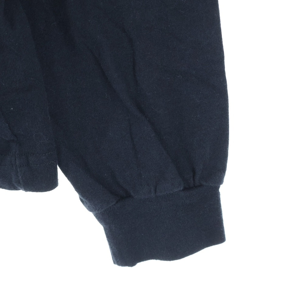 CHROME HEARTS(クロムハーツ) L/S TEE バックセメタリー スクロールラベルプリント 長袖Tシャツ カットソー ブラック