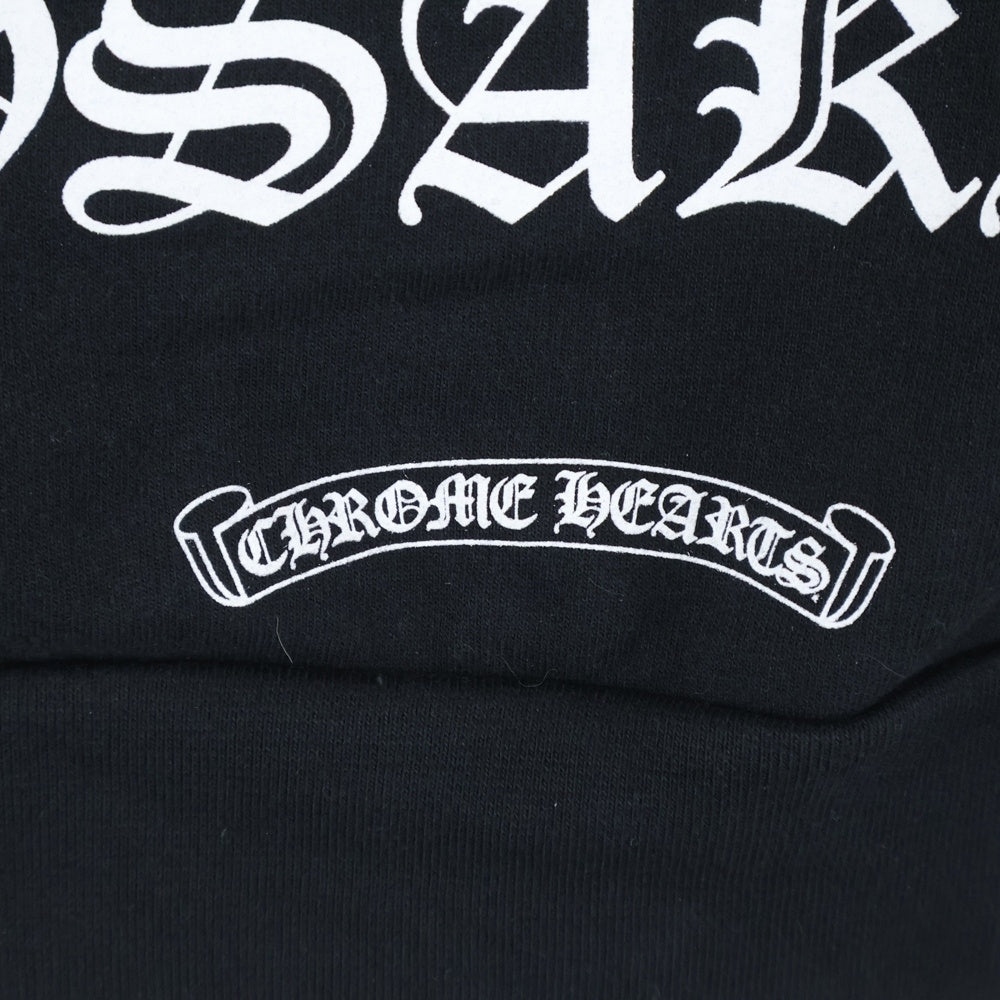 CHROME HEARTS(クロムハーツ) SWTSHRT PLVR OSAKA 大阪限定プリント プルオーバーパーカー フーディー ブラック