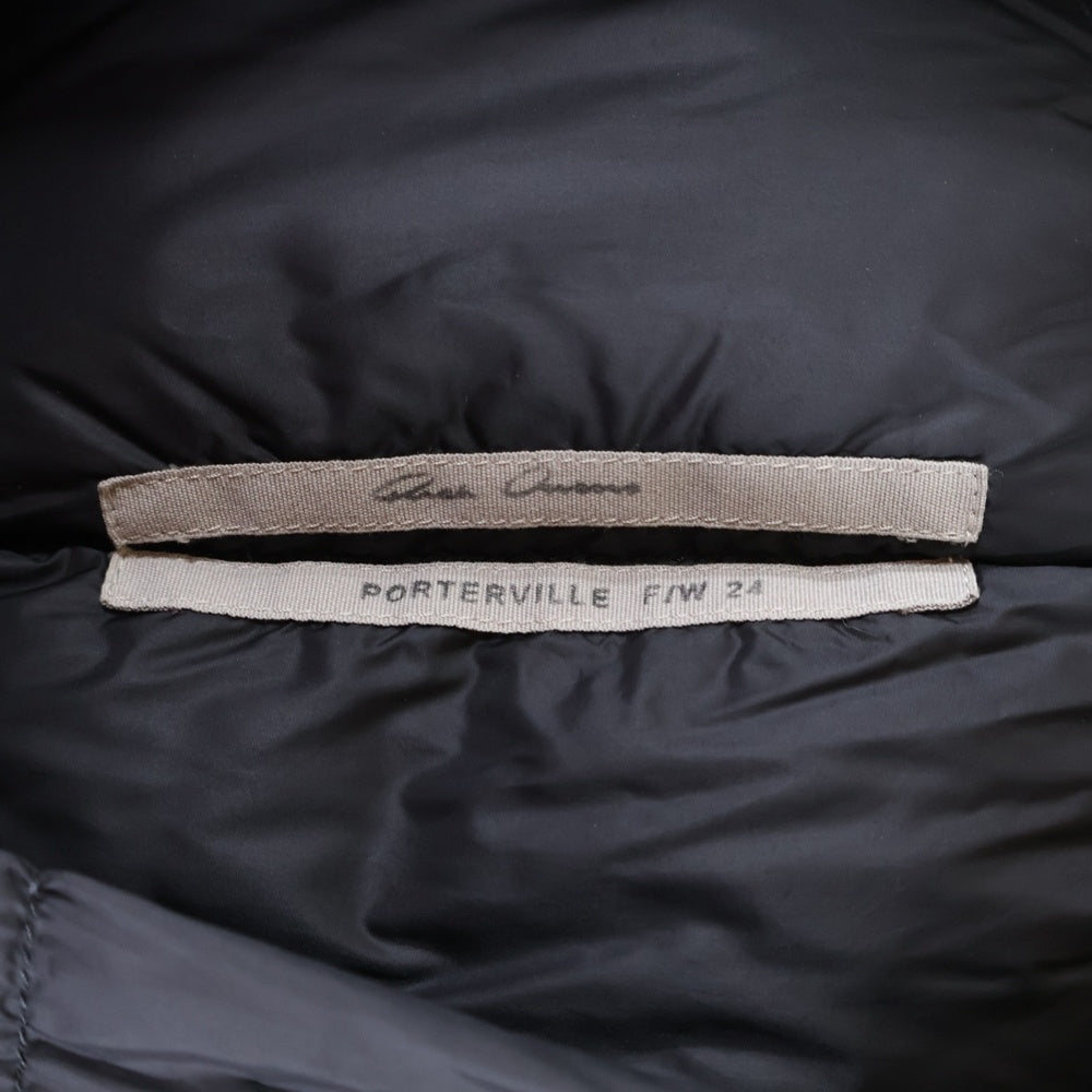 Rick Owens(リックオウエンス) 24AW FLIGHT LINEER フライト ライナー ジャケット ナイロン ブラック RR02D6915-NPD2