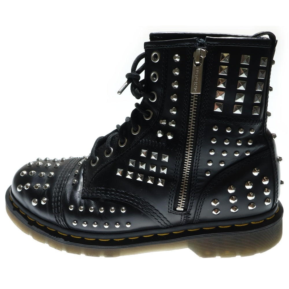 Dr.Martens(ドクターマーチン) ATLAS 8ホールレースアップブーツ スタッズ ブラック US10/28cm
