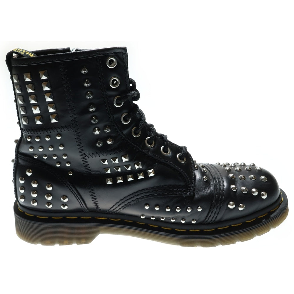 Dr.Martens(ドクターマーチン) ATLAS 8ホールレースアップブーツ スタッズ ブラック US10/28cm