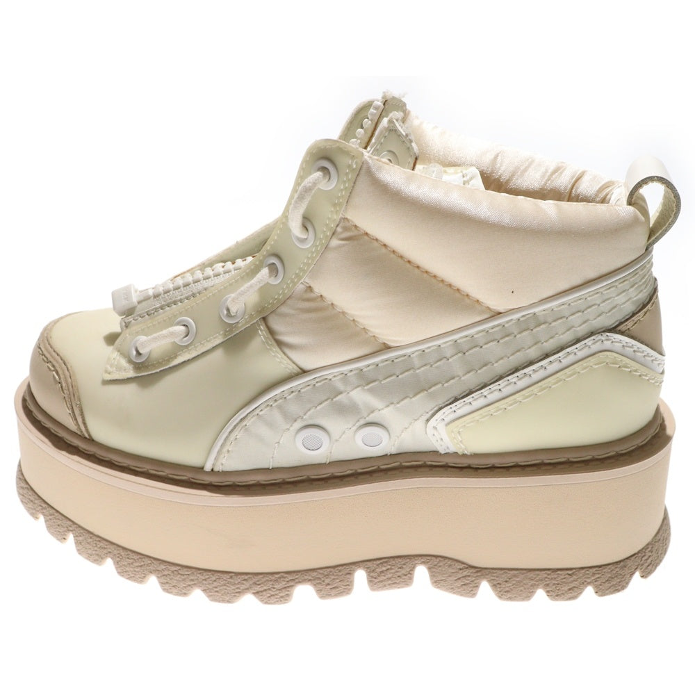 PUMA(プーマ) ×Fenty Wmns Sneaker Boot Zip Marshmallow 365775 02 フェンティ ジップブーツ レディース ホワイト US7.5/24cm