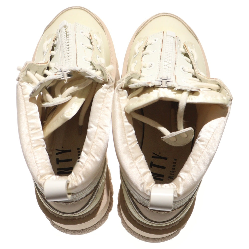 PUMA(プーマ) ×Fenty Wmns Sneaker Boot Zip Marshmallow 365775 02 フェンティ ジップブーツ レディース ホワイト US7.5/24cm