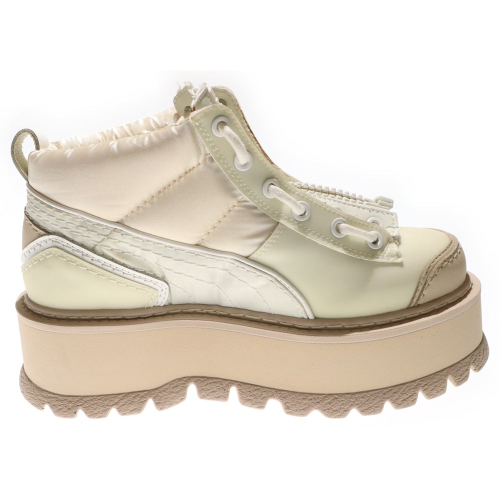 PUMA(プーマ) ×Fenty Wmns Sneaker Boot Zip Marshmallow 365775 02 フェンティ ジップブーツ レディース ホワイト US7.5/24cm