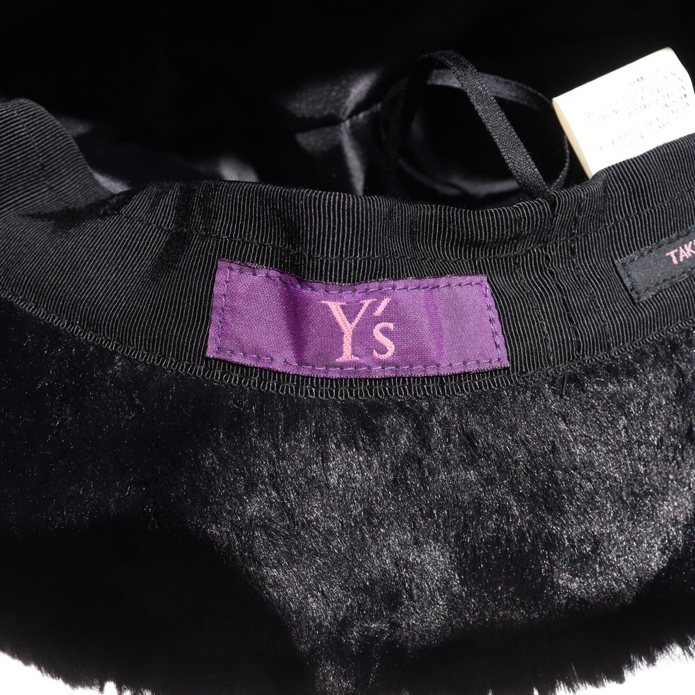 Y's(ワイズ) 20AW エコファーハット 帽子 ブラック レディース YR-H41-932