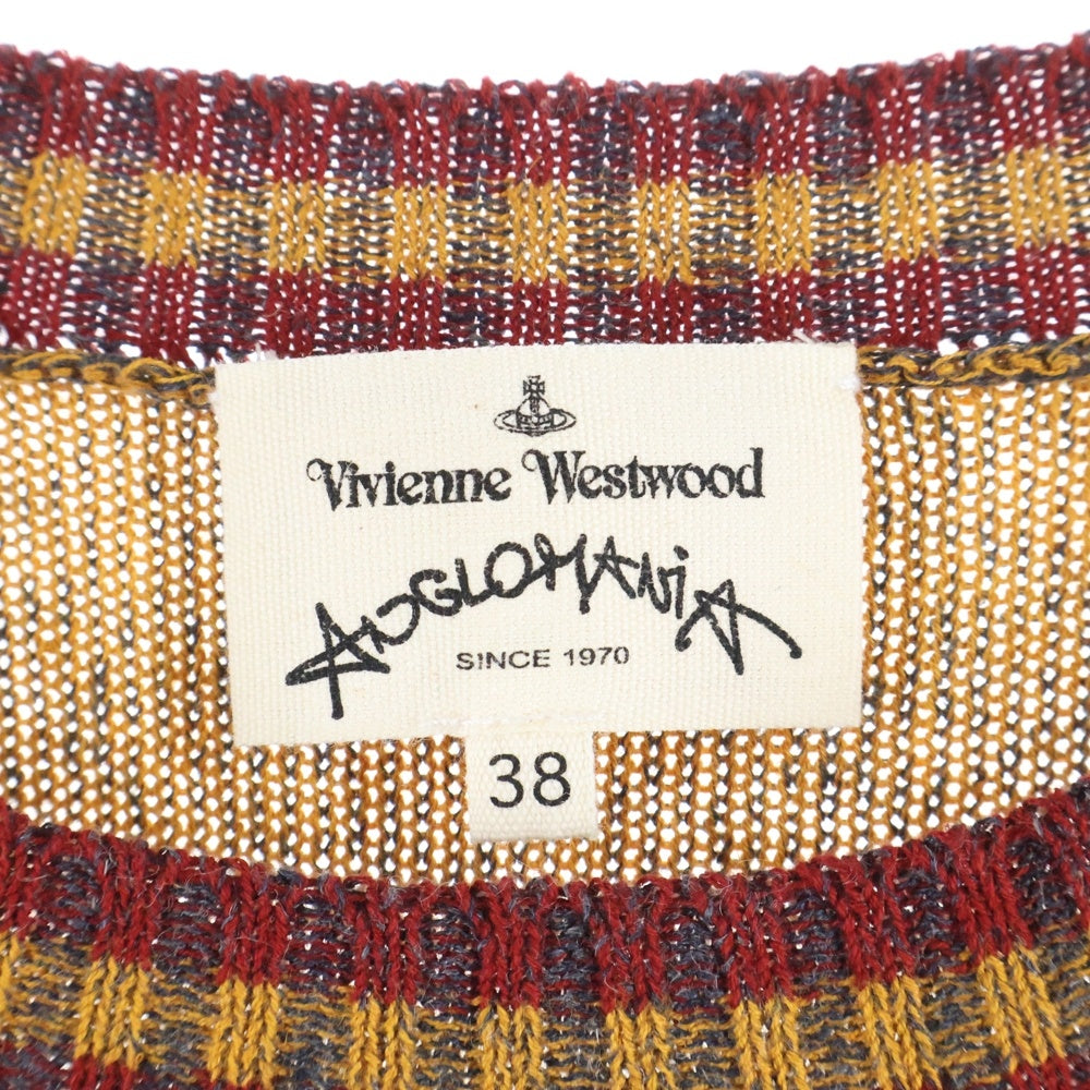 Vivienne Westwood Anglomania(ヴィヴィアンウエストウッドアングロマニア) フロントプリント 継ぎはぎ セーター ニット マルチカラー レディース 40201M