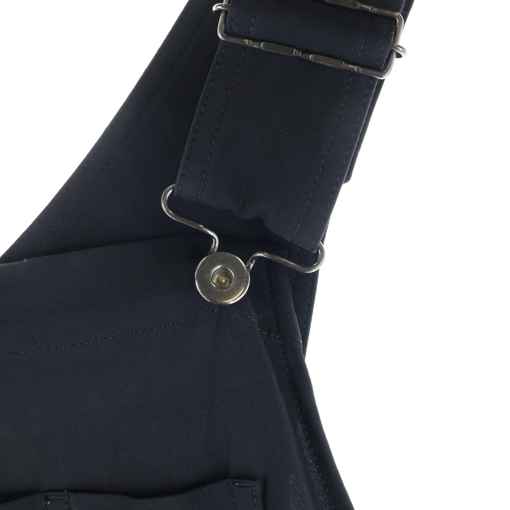 OPENING CEREMONY(オープニングセレモニー) レーヨン サイドジップ ツナギ オールインワン ブラック レディース