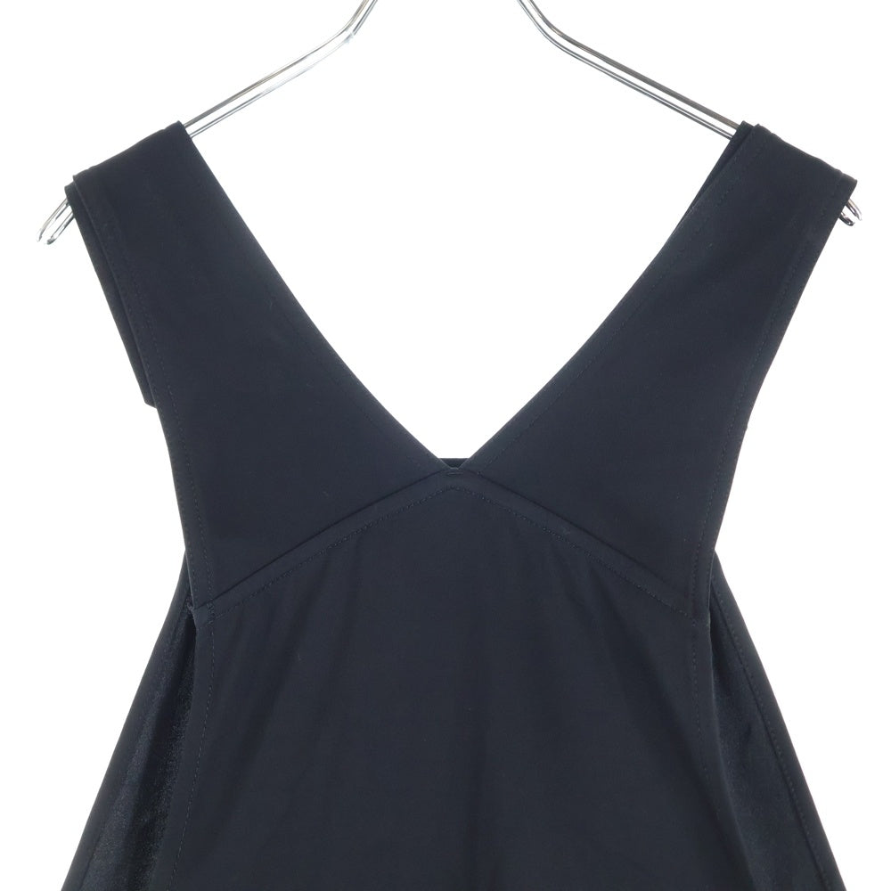 OPENING CEREMONY(オープニングセレモニー) レーヨン サイドジップ ツナギ オールインワン ブラック レディース