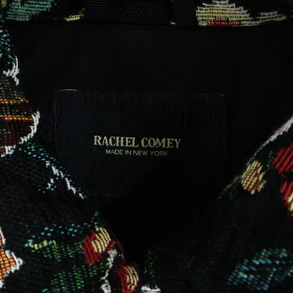 NO BRAND(ノーブランド) RACHEL COMEY レイチェルコーミー 花柄 トラッカージャケット ブラック/マルチカラー レディース