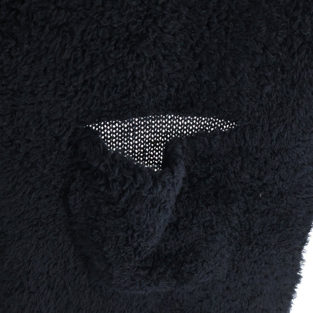 JUNYA WATANABE COMME des GARCONS(ジュンヤワタナベ コムデギャルソン) 23AW ウール マフラー ブラック レディース JL-N010