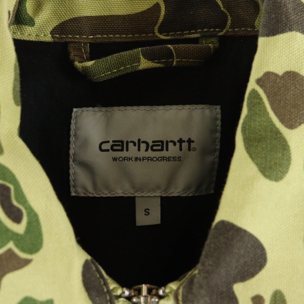 Carhartt WIP(カーハート ダブリューアイピー) DUCK DETROIT JACKET CAMO ダックデトロイトジャケット カモ カーキ/ブラウン I034281.2EQ.06.03