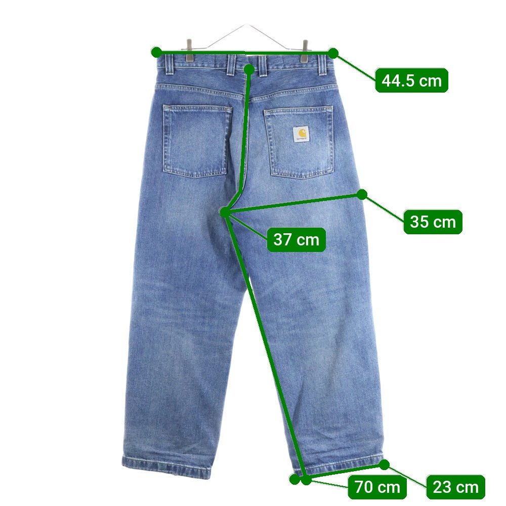 Carhartt WIP(カーハート ダブリューアイピー) BRANDON PANT ブラントンパンツ バギーデニム インディゴ I035893.01.4Q.03